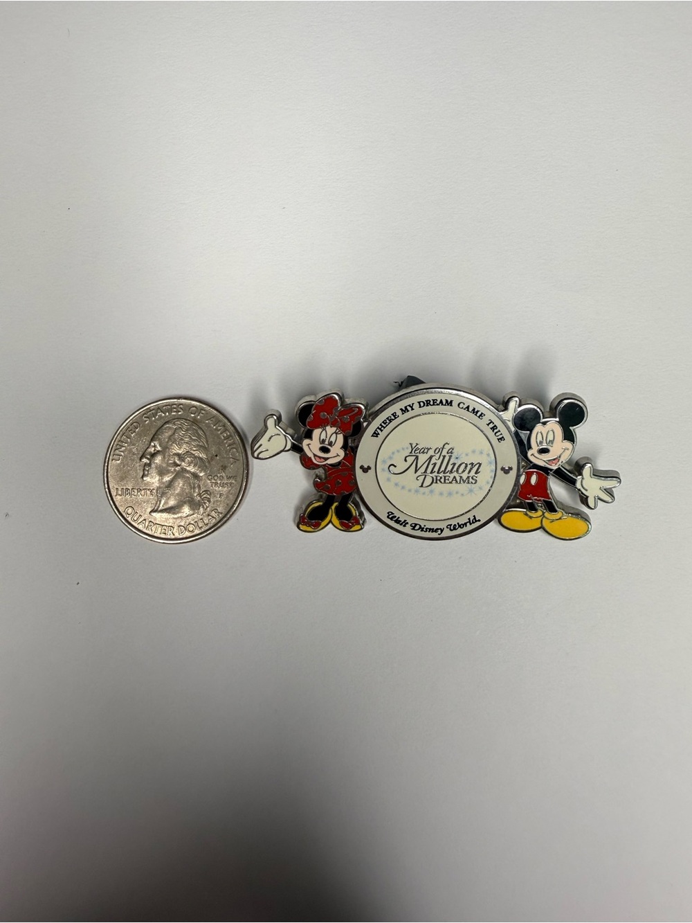 Disney Minnie & Mickey 'Year of a Million Dreams' Pin - Red, Black, Yellow